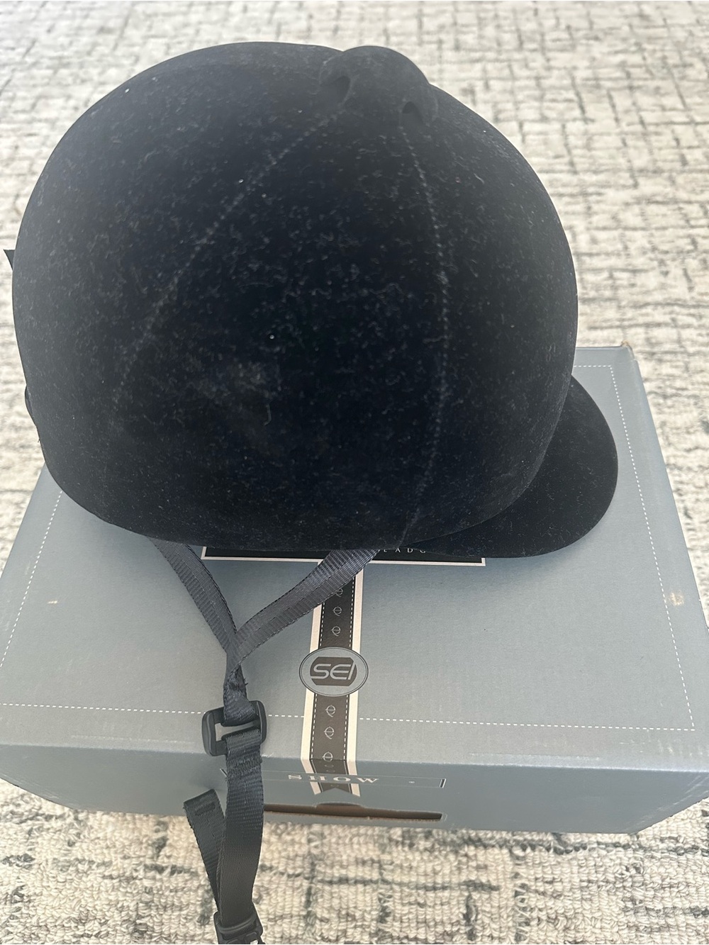 Troxel Victory Velveteen Riding Helmet - Size XS/S -  NEW with box